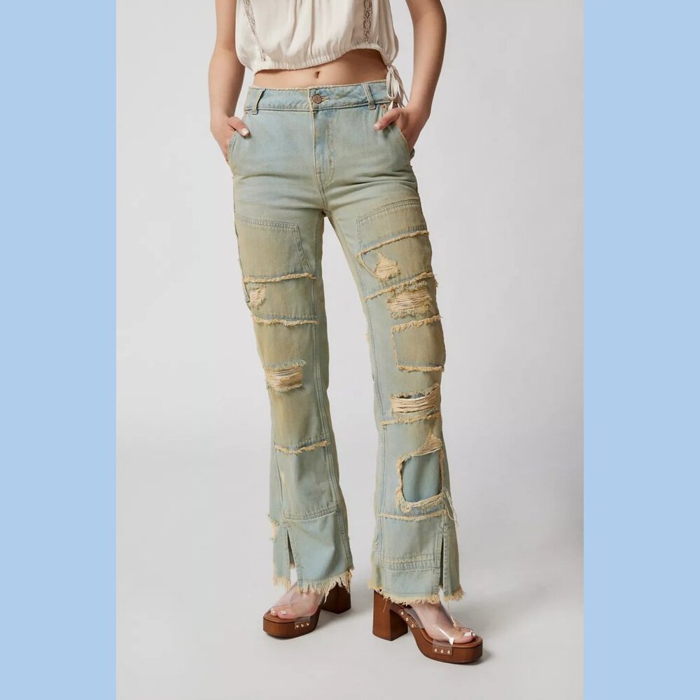 Urban Outfitters BDG Extreme Destroyed Bootcut Jeans